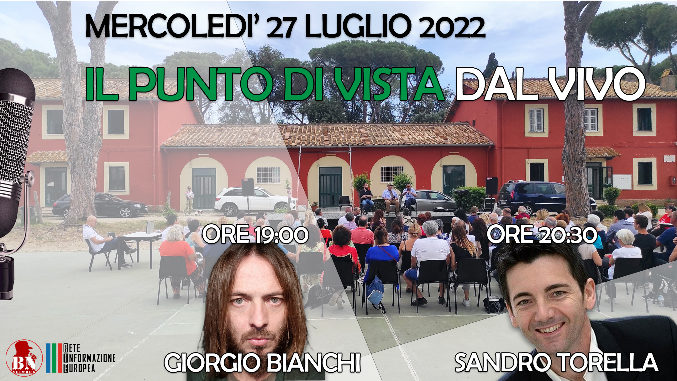 Il punto di vista dal vivo con Giorgio Bianchi e Sandro Torella 27/07/2022